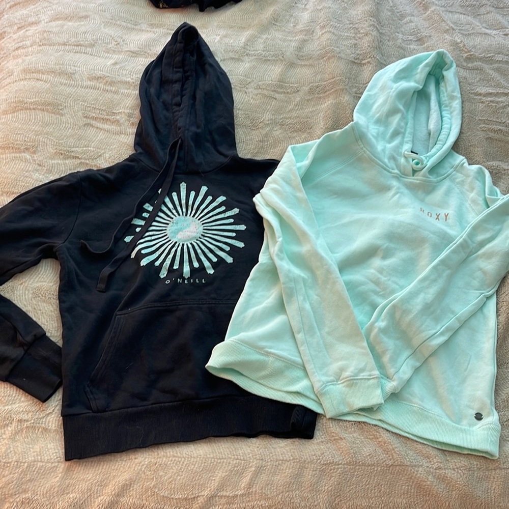 O’Neill and Roxy Hoodie Sweatshirts